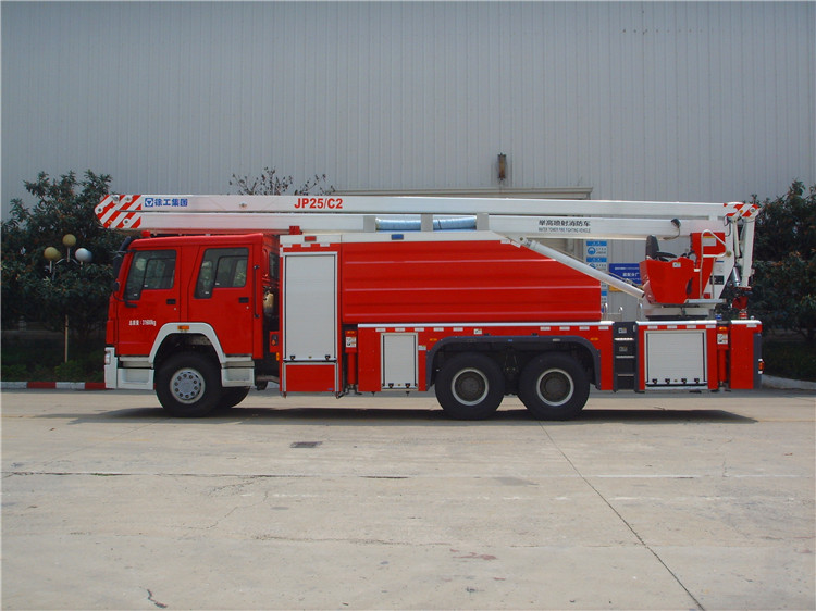 XCMG Official Small Fire Truck 25m water and foam tower fire truck JP25C2 multi-purpose fire fighting trucks price for sale